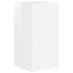 vidaXL Meuble TV 8 Pièces Blanc brillant