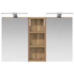 vidaXL Ensemble de Meubles de Salle de Bain 3 Pièces 80 x 10 5 x 50 cm