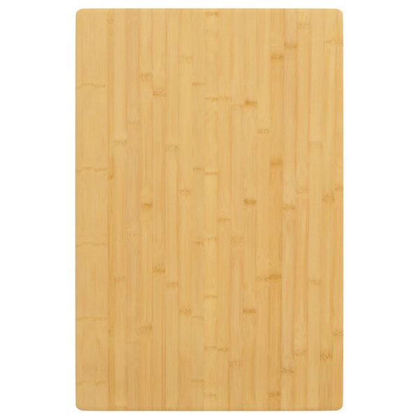 vidaXL Dessus de table 60x100x1 5 cm bambou