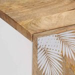 vidaXL Meuble TV 105x33 5x46 cm bois massif de manguier