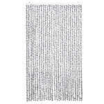 vidaXL Rideau anti-mouches gris clair et gris foncé 118x220cm chenille