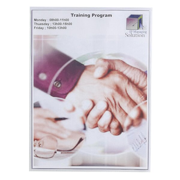 Sachet De 10 Étuis De Protection Simple Pvc Lisse 20/100e - A5 - Cristal - Exacompta