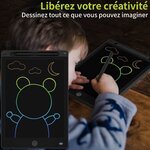 ACROPAQ Tablette dessin Enfant- Ardoise Magique 12 Pouces- Ecran LCD Noir- Tablette graphique enfant- Pile CR2025 incluse