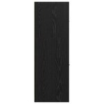 vidaXL Cabinet de Pharmacie Chêne noir 30 x 41 x 118 cm