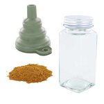 Flacon à épices poudreur + entonnoir + cannelle de Madagascar moulue 40 g
