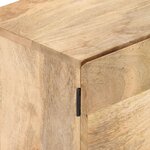 vidaXL Table de chevet 40x30x51 cm Bois de manguier solide