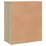 vidaXL Buffets 2 Pièces chêne sonoma 60x31x70 cm bois d'ingénierie