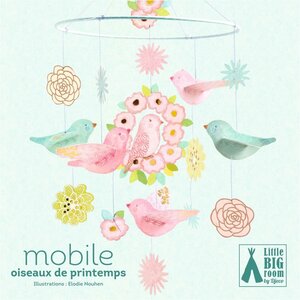 Djeco DD04346 - Mobile Oiseaux de printemps Little Big Room