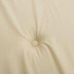 vidaXL Coussins de chaise à dossier haut lot de 4 beige tissu oxford