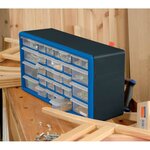 Draper Tools Organisateur d'outils 30 tiroirs Bleu 12015