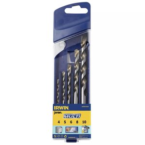 Set de 5 forets sans fil 4/5/6/8/10 mm de irwin 10501938