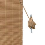 vidaXL Stores et Occultants Marron Clair 90 x 160 cm Bambou