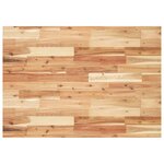 vidaXL Dessus de table rectangulaire 100x70x4 cm bois massif d'acacia