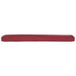 vidaXL Coussin de palette Rouge bordeaux 200 x 40 x 8 cm Tissu Oxford