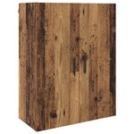 vidaXL Meuble mural Bois ancien 69 5 x 34 x 90 cm Bois d'ingénierie