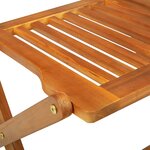 vidaXL Ensemble à manger de jardin 11 Pièces 280x90x75 cm bois d'acacia