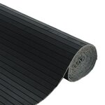 vidaXL Cloison de séparation noir 165x600 cm bambou