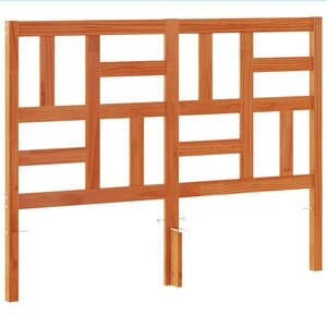 vidaXL Tête de lit cire marron 160 cm bois massif de pin