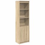 vidaXL Buffet haut chêne sonoma 50x35x180 cm bois d'ingénierie
