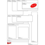 1000 Étiquettes Multi-Usage 105X57