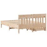 vidaXL Cadre de lit sans matelas 120x200 cm bois de pin massif
