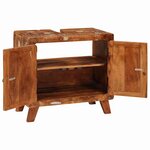 vidaXL Cabinet de salle de bain avec étagère avec stockage avec porte