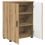 vidaXL Cabinet de salle de bain chêne artisanal 60 x 35 x 80 cm