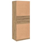 vidaXL Garde-robe chêne artisanal 80x50x200 cm bois d'ingénierie