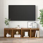 vidaXL Meubles TV - 4 pièces en bois ancien - 37 x 35 x 37 cm - Bois aggloméré