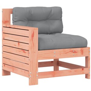vidaXL Canapé de jardin accoudoir avec coussin bois massif douglas