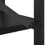 vidaXL Étagère Chêne noir 40 x 30 x 50 cm Bois d'ingénierie