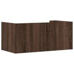 vidaXL Étagère murale chêne marron 70 5x35x30 5 cm bois d'ingénierie