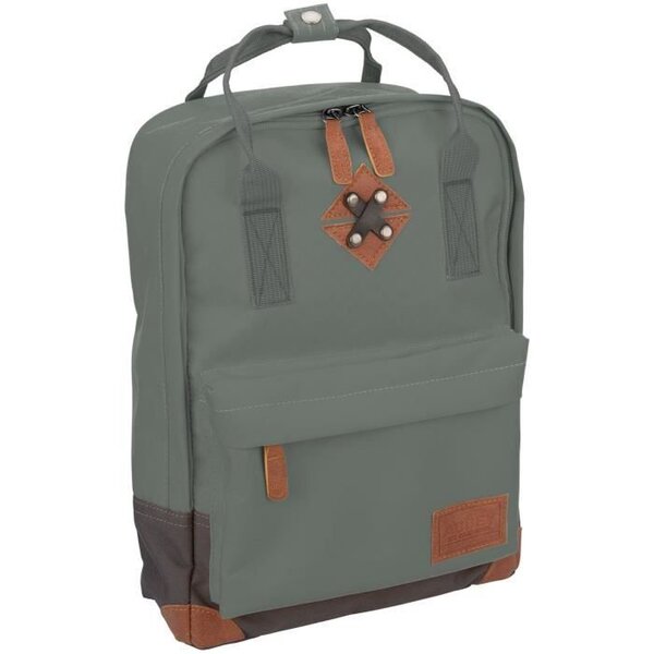 ABBEY Petit sac a dos en polyester 300T - Doublure 100% polyester - Dimensions 24 x 10 x 33 cm - Gris