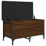 vidaXL Banc de rangement chêne marron 82x42x45 cm Bois d'ingénierie