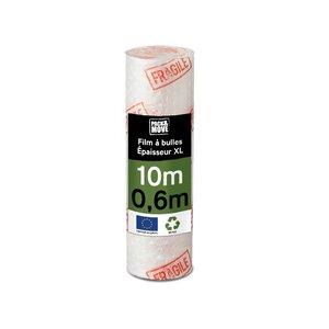 Pack And Move - Film À Bulle Recyclé - 0 6 X 10 M - Déménagement  Expédition Et Protection - Papier Bulle De Qualité - 70  recyclé