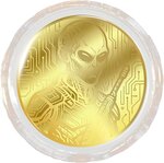 Pièce de monnaie en Or 30 Dollars g 0.155 (1/200 oz) Millésime 2026 ALIEN 1/200 (PRÉCOMMANDE)