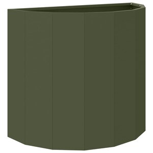 vidaXL Jardinière Vert olive 60 x 30 x 50 cm Acier