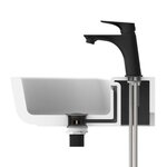 SCHÜTTE Mitigeur de lavabo BOSTON noir mat