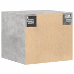 vidaXL Armoire murale gris béton 45x42 5x40 cm bois d'ingénierie