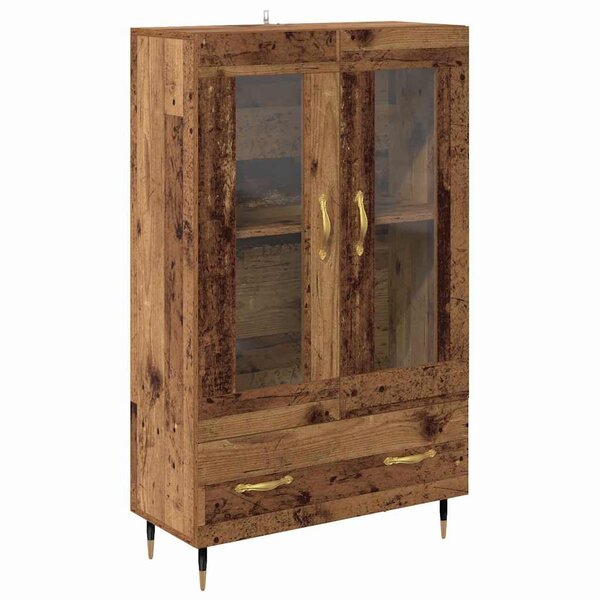 vidaXL Haut Armoire Bois Ancien 69 5 x 31 x 115 cm Bois d'ingénierie