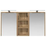 vidaXL Ensemble de Meubles de Salle de Bain 3 Pièces 116 x 16 x 62 5 cm