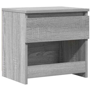 vidaXL Table de chevet Sonoma gris 40x30x39 cm Bois d'ingénierie