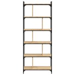 vidaXL Bibliothèque 6 niveaux chêne sonoma 76x32x192 cm