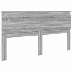 vidaXL Tête de lit Gris Sonoma 200 cm Bois d'ingénierie