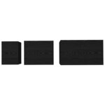 vidaXL Table basse 3 Pièces Chêne noir Bois d'ingénierie