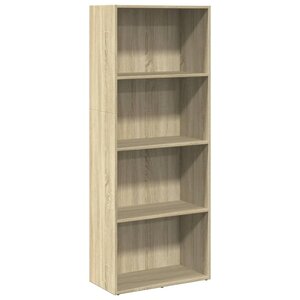 vidaXL Bibliothèque chêne sonoma 60x30x152 cm bois d'ingénierie