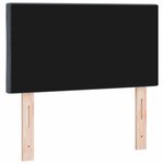 vidaXL Tête de lit LED Gris foncé 80 cm Cuir synthétique