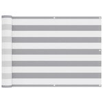 vidaXL Écran de balcon 75 x 400 cm Tissu Oxford Rectangulaire