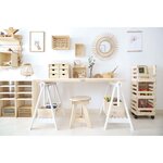 Caisse de rangement sur roulettes evolution (lot de 3)