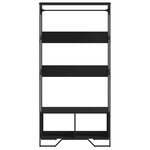 vidaXL Armoire noir 90x50x180 cm bois d’ingénierie